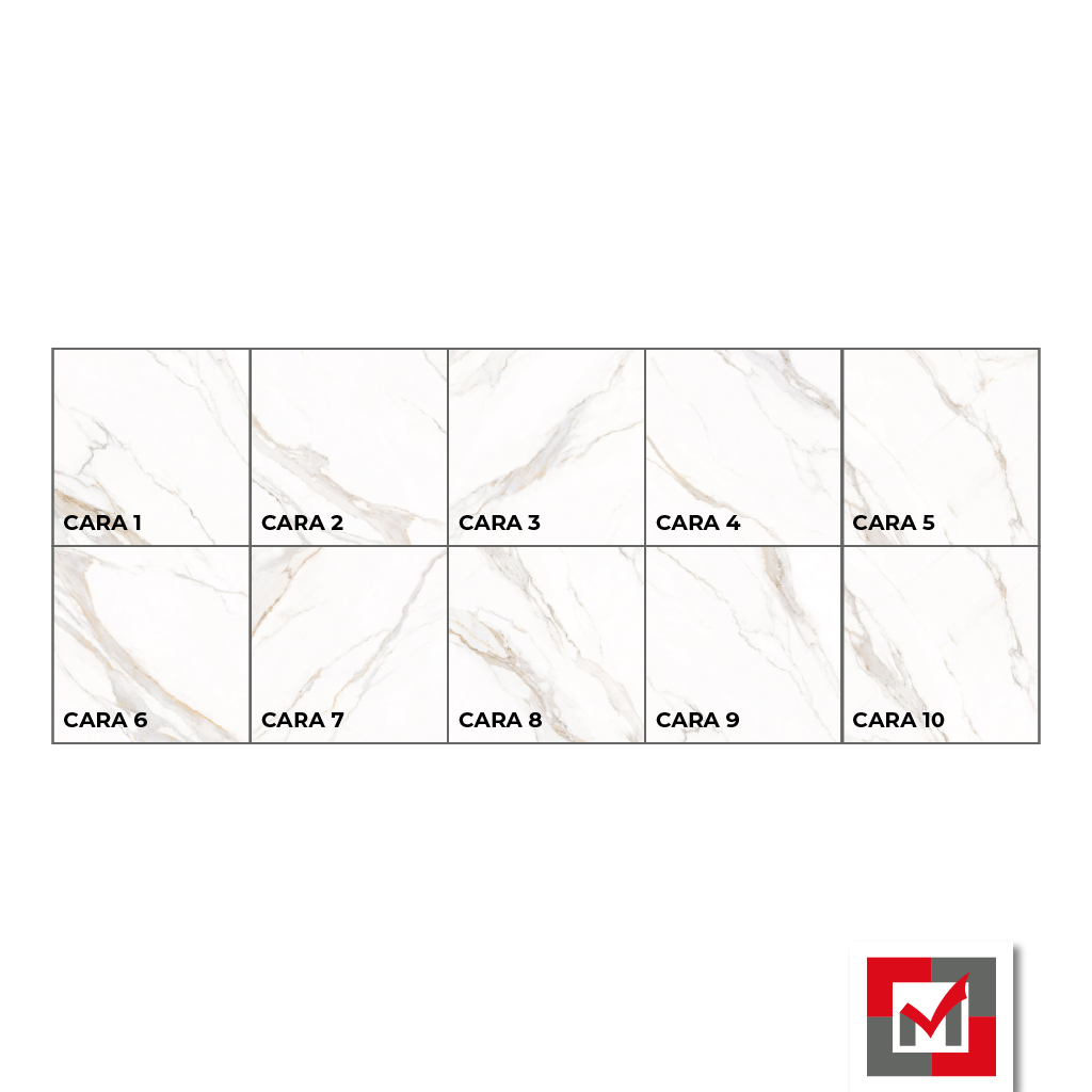 Imagen de Porcelanato Importado Carrara Gold 60x60cm 2